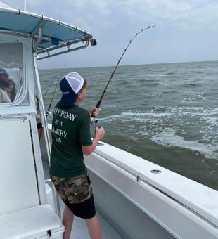 Best fishing day in Galveston Bay!