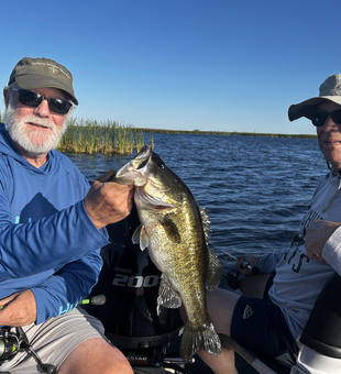 Bass fishing success at Headwaters Lake!