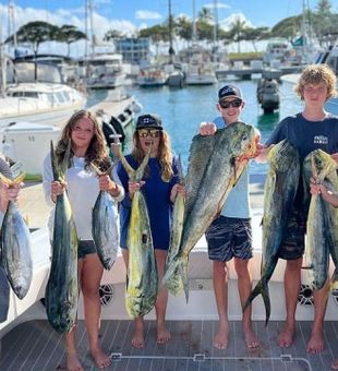 Mahi Mahi magic on the deck