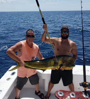 Hooked a Large Mahi Mahi in Atlantic Beach, NC