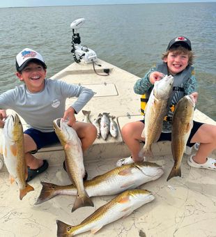 Loaded with lunker Redfish!