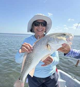 Reeling Redfish in Texas-style
