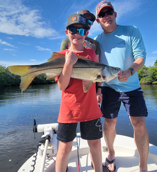 Partly cloudy skies set the stage for an exciting day of deep sea action!