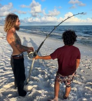 Bowed up! Call at 615-961-0794 to book with the most elite shark fishing guide in the area. 