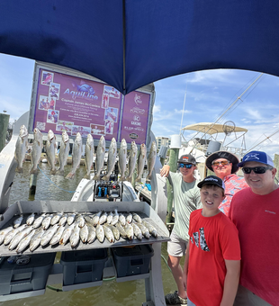 These anglers reeled in an epic day of deep sea fishing at the beach!
