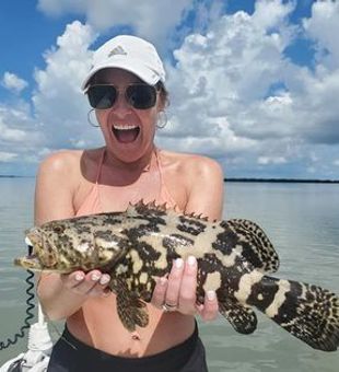Grouper Guided fishing trips, Islamorada paradise