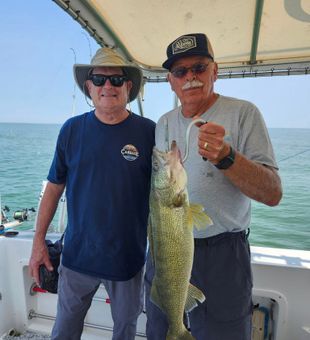 Walleye Trophy in Lake Erie Fishing Charters. 