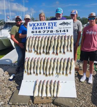 Lake Erie walleye with Wicked Eye Charters