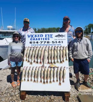 Another successful walleye charter in Marblehead OH!