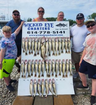 Epic walleye fishing haul