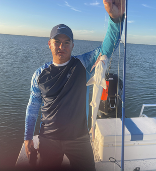 Huge catches and clear skies make for the best fishing day in Crystal Beach!