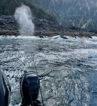 Navigating the exciting waters off Lincoln City OR!