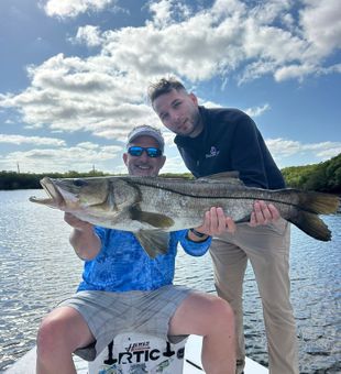 Monster Snook on a Jupiter fishing charter!