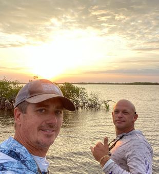 Great view in Florida fishing waters.