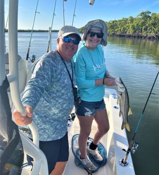 Catching Goodland Prized Snook.