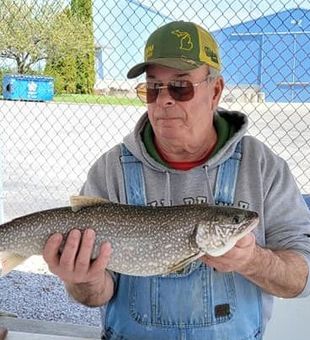 Lake Trout in Manistee, Michigan