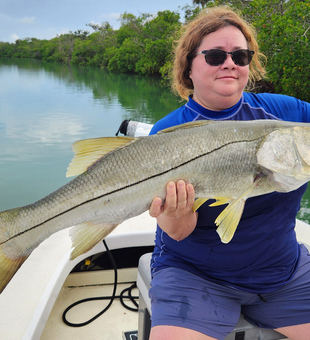 Huge 39-inch snook landed in partly cloudy Englewood!