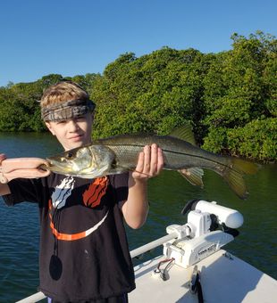 Golden snook catch inshore fishing moment