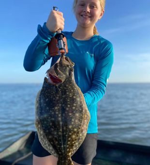 Flounder caught in Port Aransas, TX