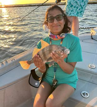 Sunset catch of Redfish in Port Aransas