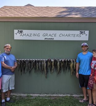 Proven walleye hotspots just offshore from Lake City.