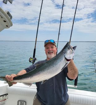 Lake City salmon fishing producing quality Great Lakes catches.