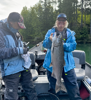 Proud Washington Salmon Catch