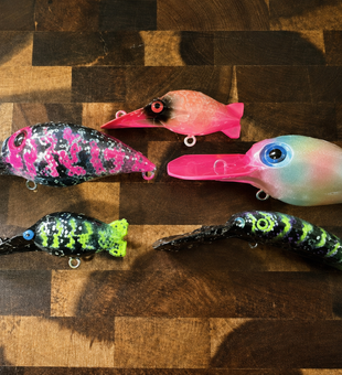 Vibrant Washington Salmon Fishing Plugs