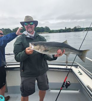 Striped bass mornings off the New Hampshire coast