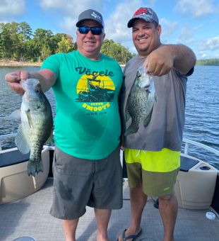 Peaceful lake views and great fishing action