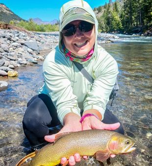 Guided fishing trip in Dubois, WY