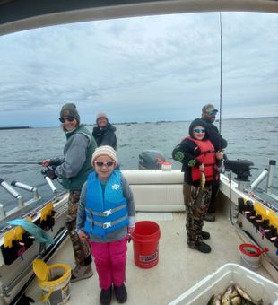 Perfect day for fishing adventures on Lake Ontario