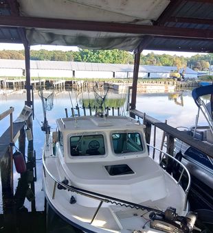 Clean, sophisticated fishing boat.