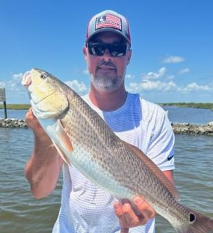 The highlight of my fishing adventure! #Redfish