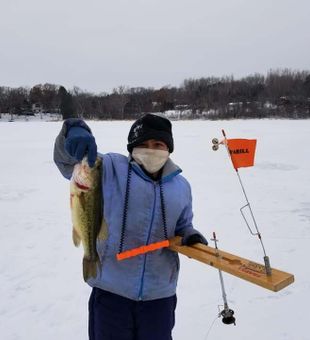 Fun Bass fishing in Minnesota