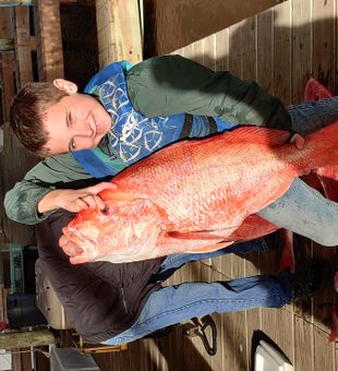 Giant Red Snapper in Surfside Beach, TX