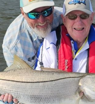 Captain and Pops got a Big Snook! - Naples, FL.