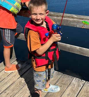 Kids Hale fishing fun