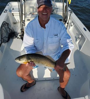 The thrill of fishing in Topsail waters!