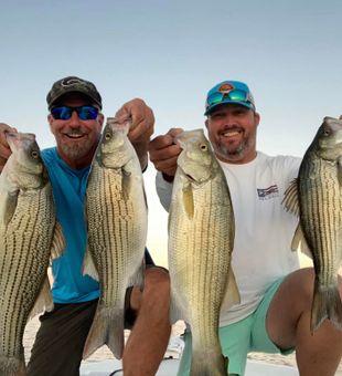 Picture-perfect Striper fishing day