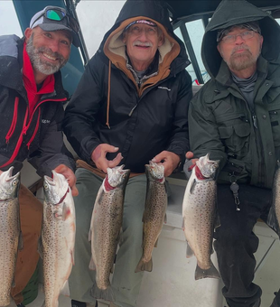 Oswego River Trout Catches Today