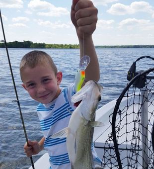 Young Angler and his Trophy Catch - Wagoner, OK.