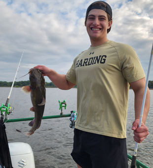 Deep Sea Trolling pays off with a Flathead Catfish at Whitehorn Cove Road!