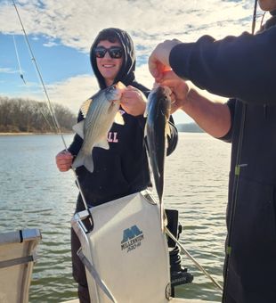 A peaceful escape on the water fishing Grand Lake, Oklahoma.