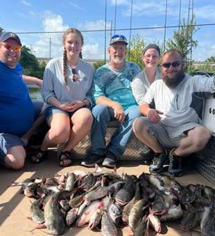 Guided fishing on Lake Conroe