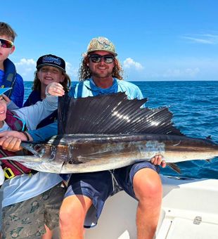 A memorable sailfish catch on a Jacksonville fishing charter.