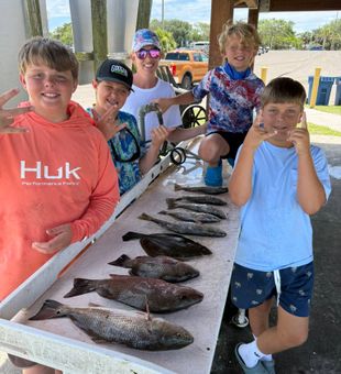 Jacksonville redfish and grey snapper make for excellent fishing!