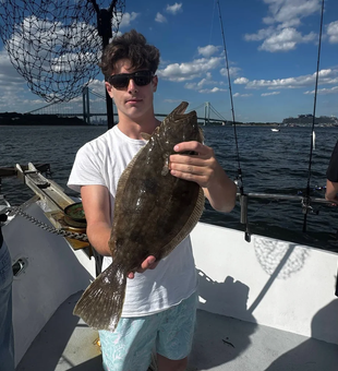 Hefty Flounder in Atlantic Highlands.