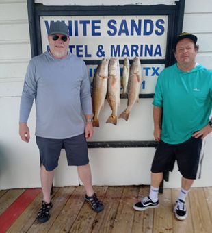 Anglers enjoying the variety of South Padre trips