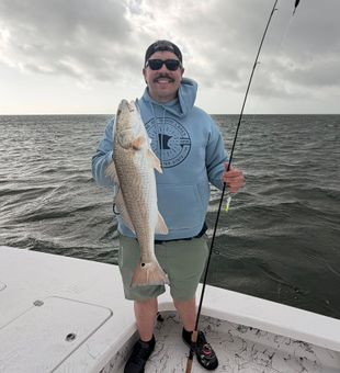 South Padre Island redfish making the day complete!